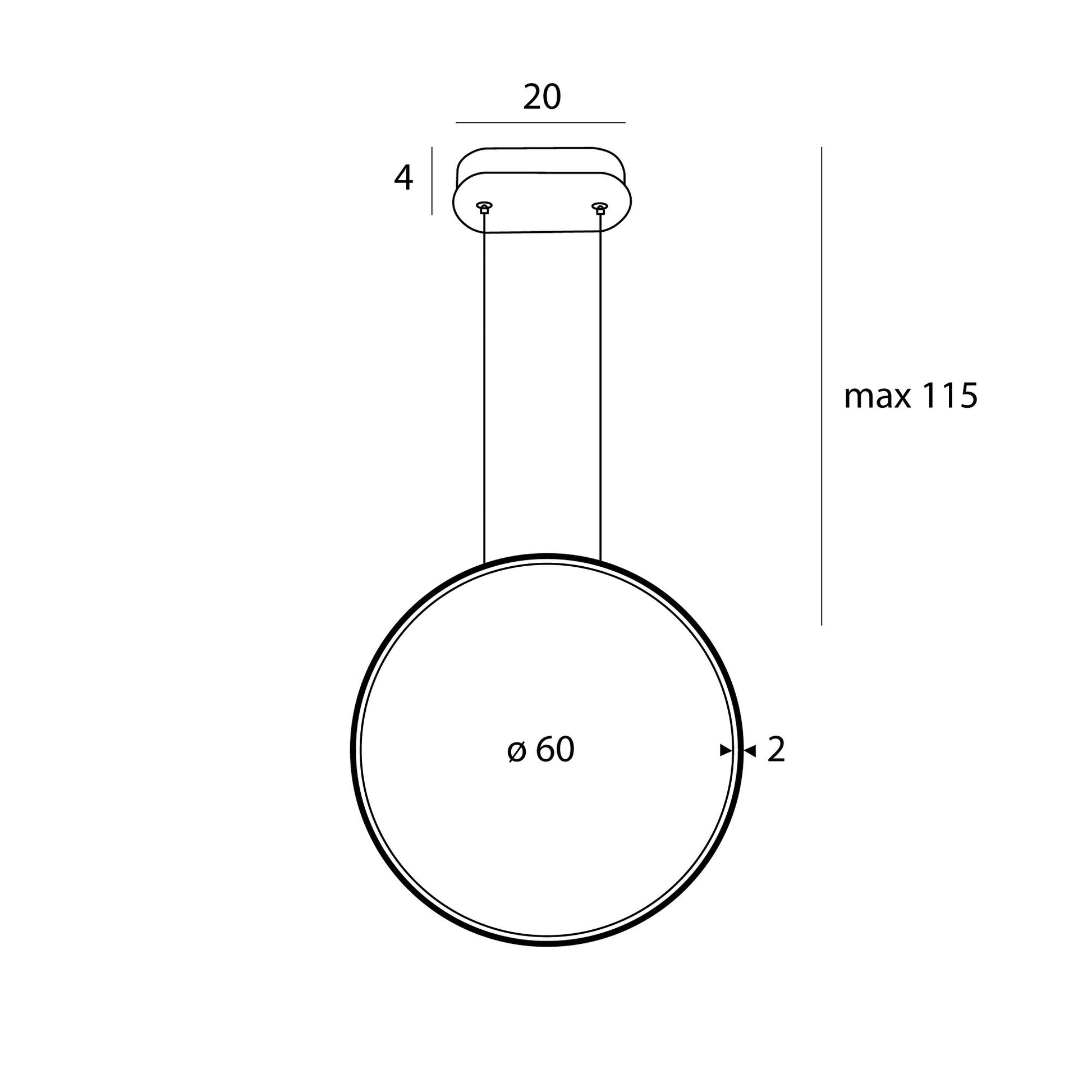 LAMPA KINKIET VISUAL CZARNY OD MAXLIGHT P0652