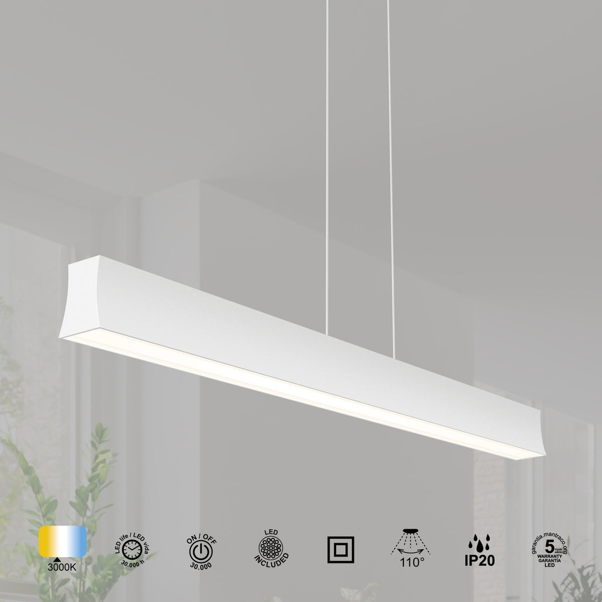 LAMPA WISZĄCA HANOK OD MANTRA 7542