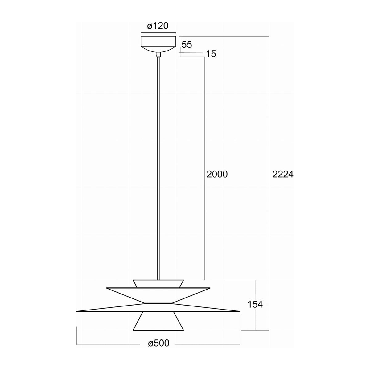 LAMPA WISZĄCA ESTRELLA OD MANTRA 9438