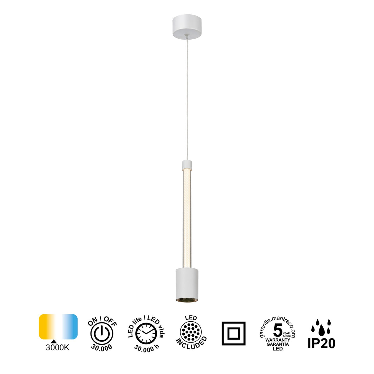 LAMPA WISZĄCA FUGAZ OD MANTRA 8946