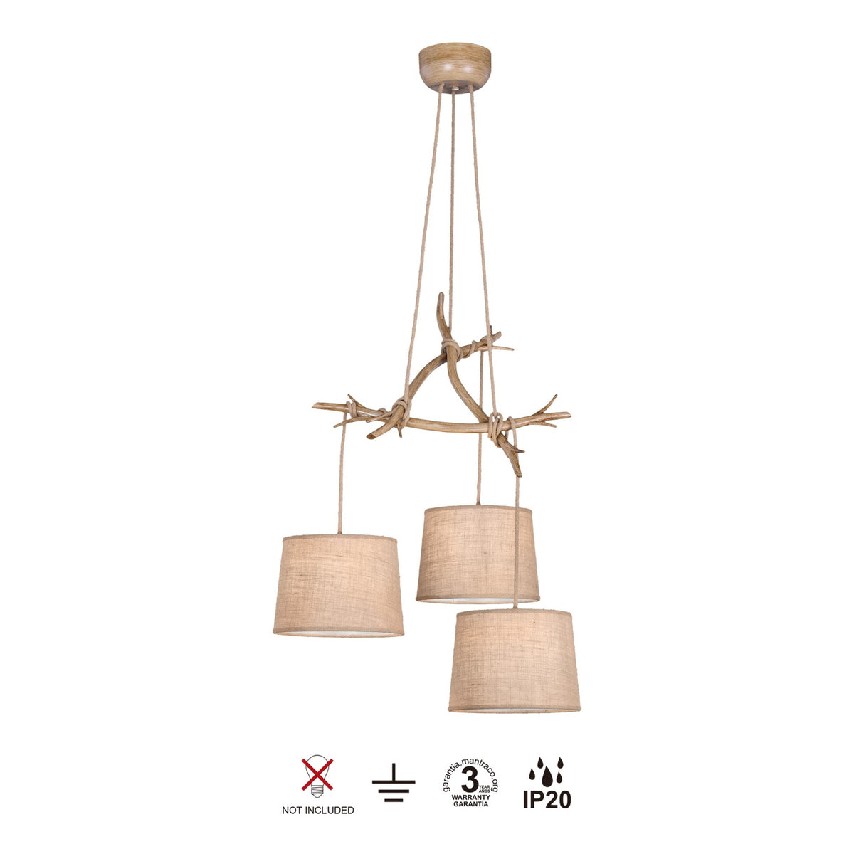 LAMPA WISZĄCA SABINA OD MANTRA 6176