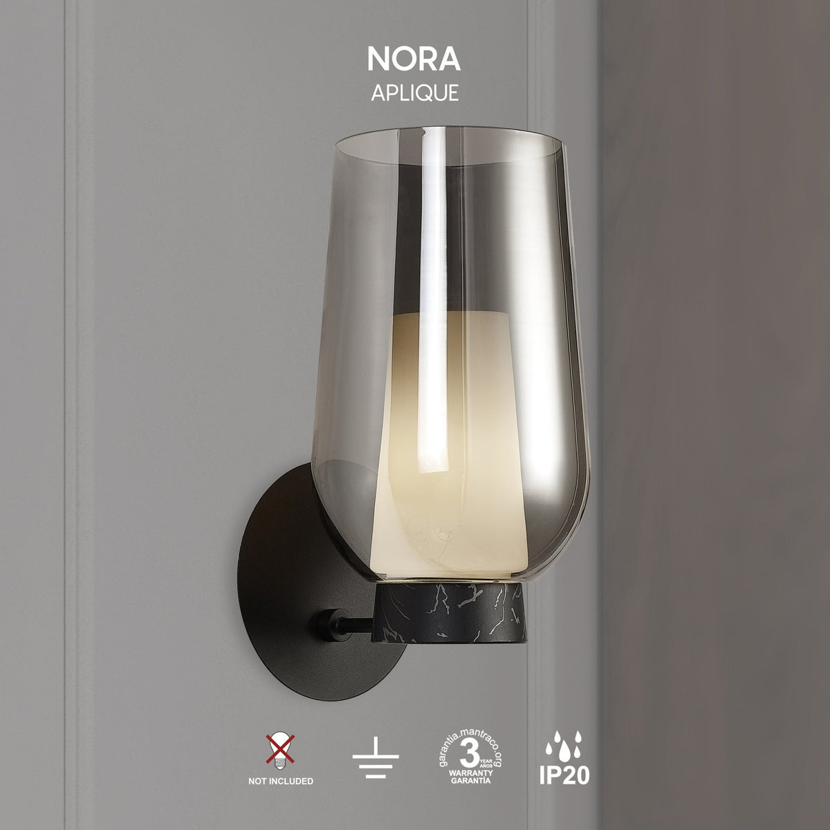 LAMPA ŚCIENNA NORA OD MANTRA 8288