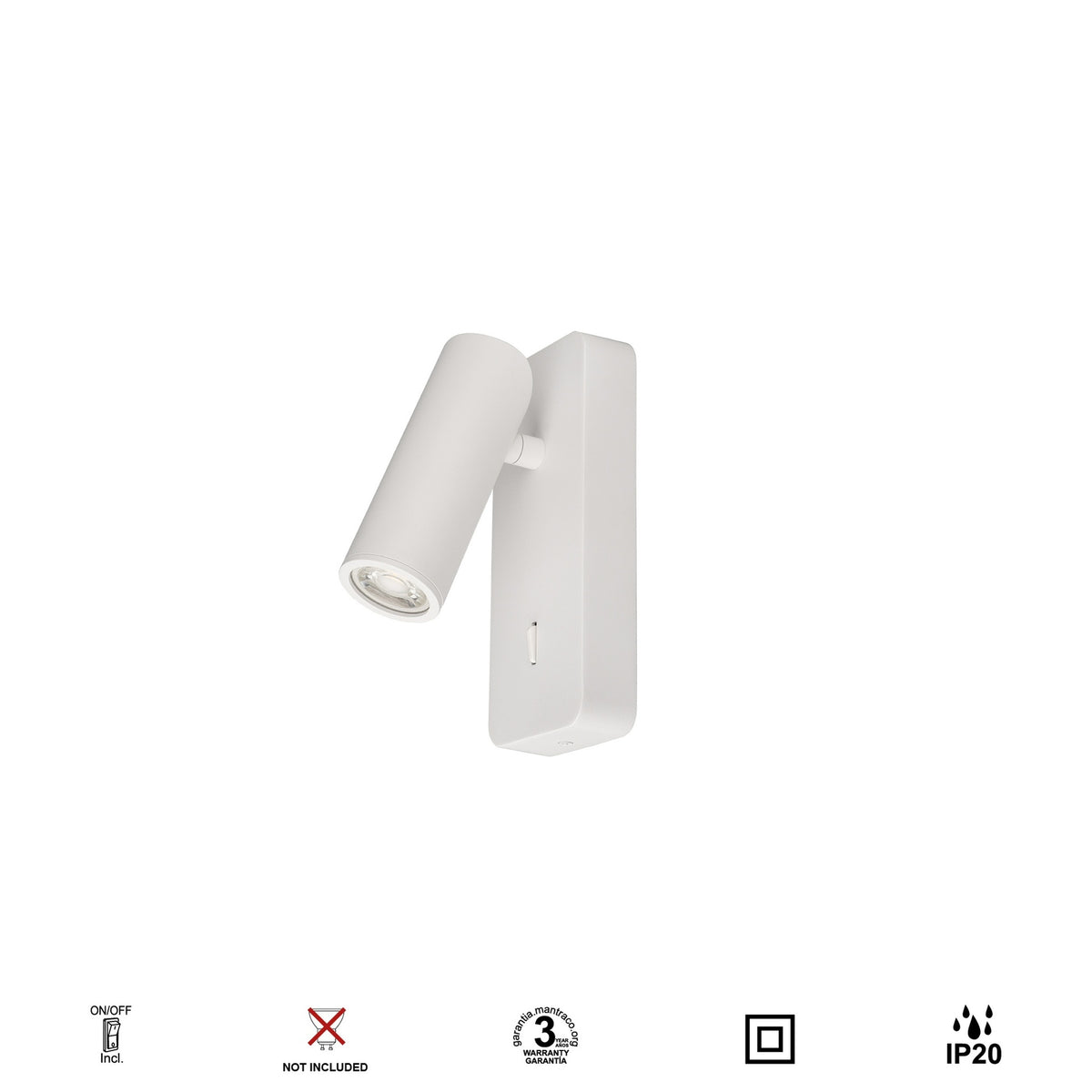 LAMPA ŚCIENNA NOTTE OD MANTRA 8873