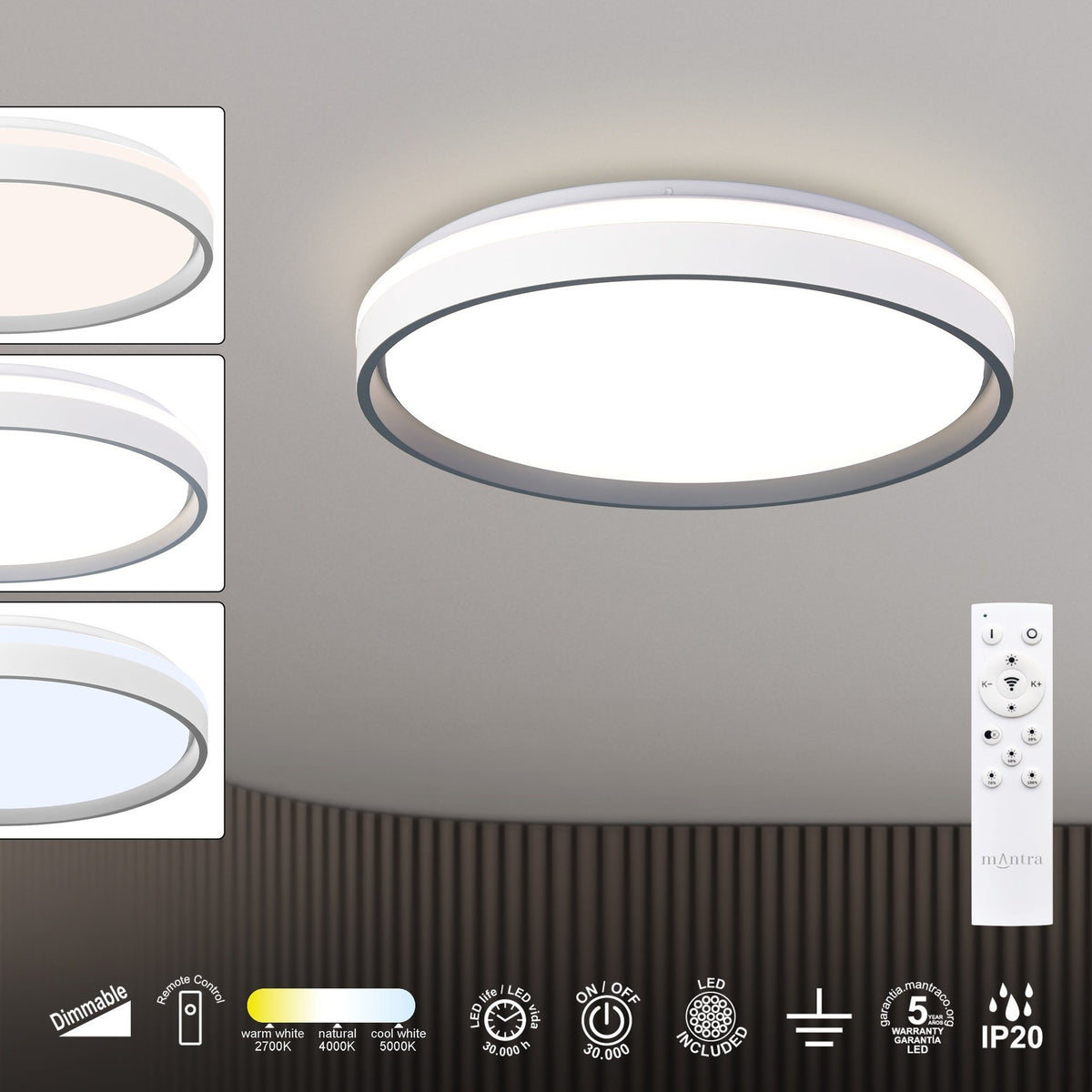 LAMPA SUFITOWA VERONA OD MANTRA 9027