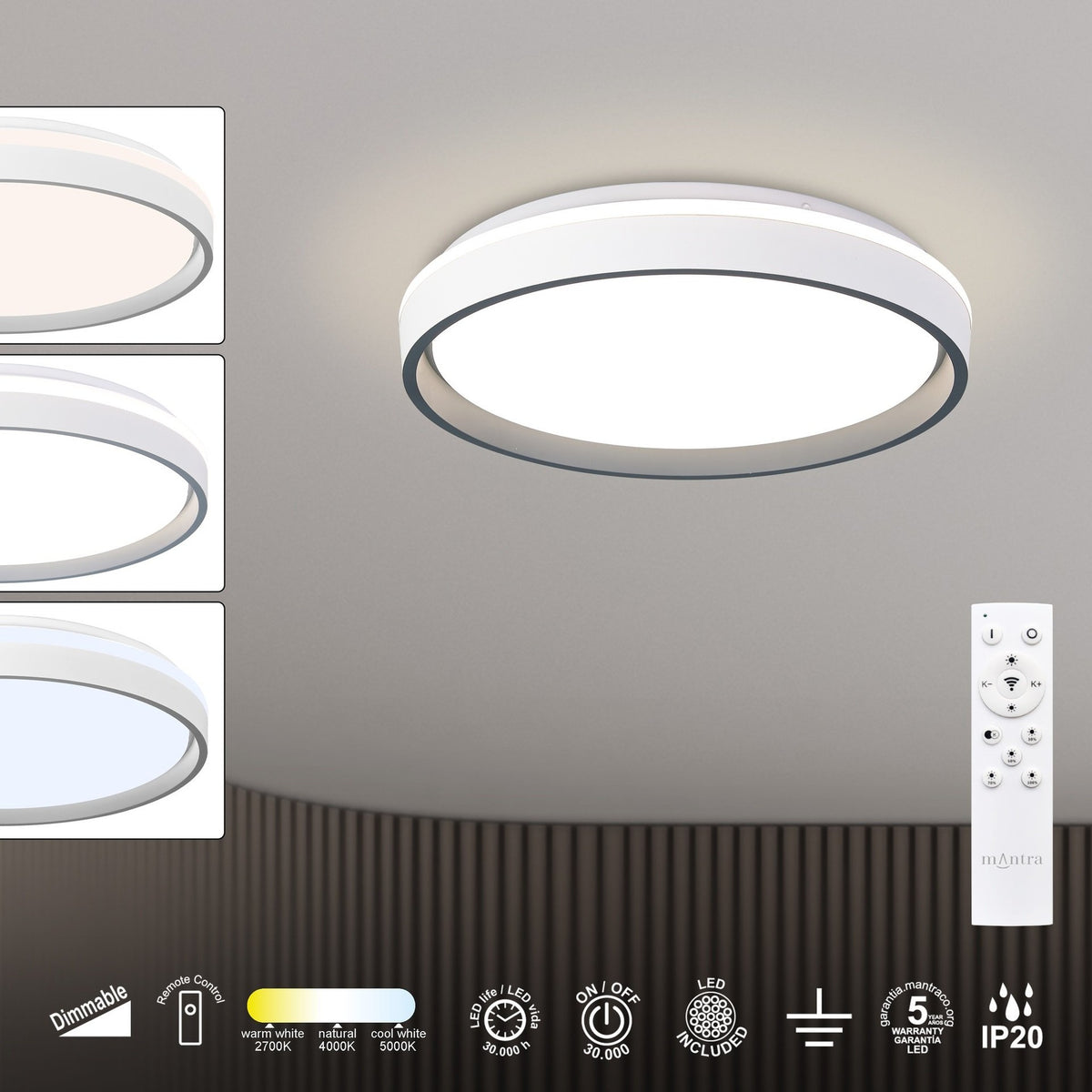 LAMPA SUFITOWA VERONA OD MANTRA 9029