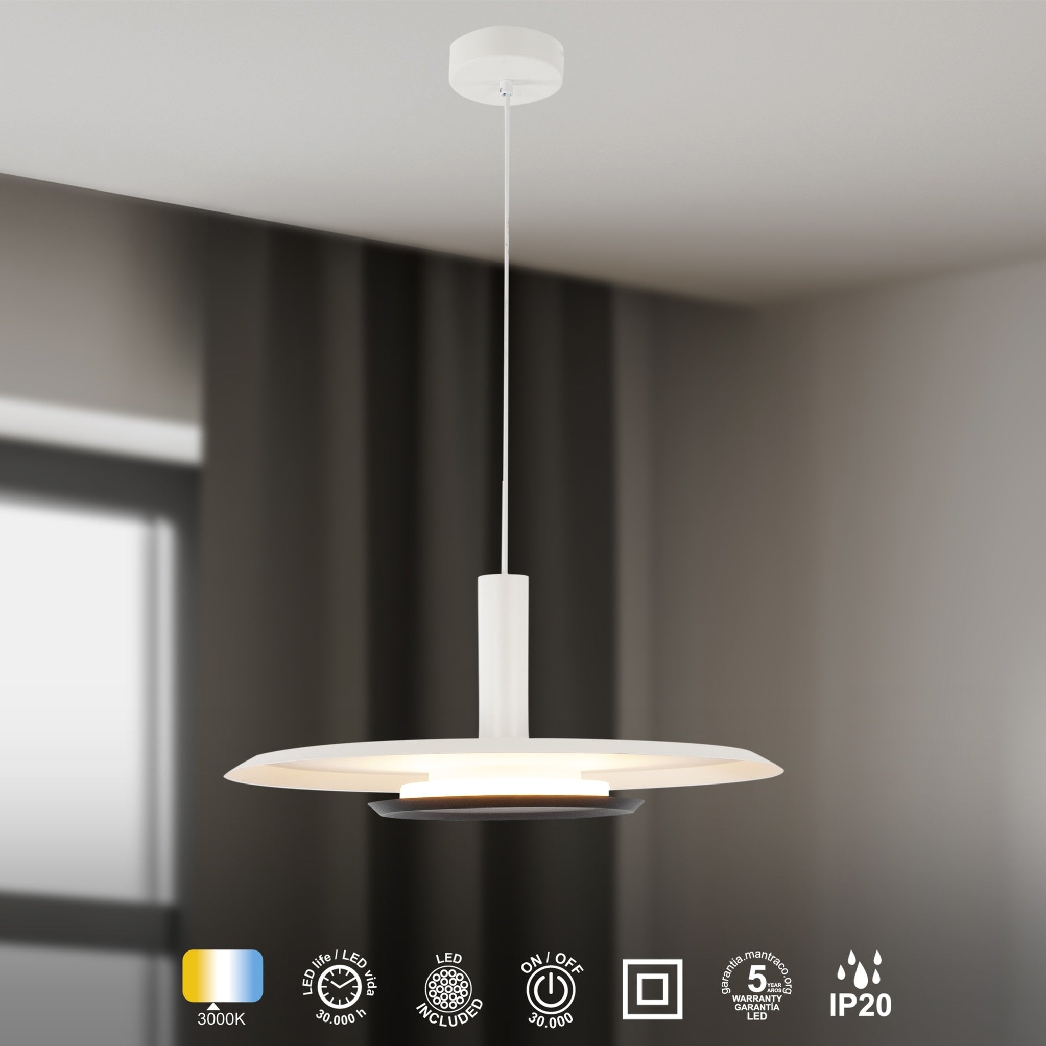 LAMPA WISZĄCA TINA OD MANTRA 9000