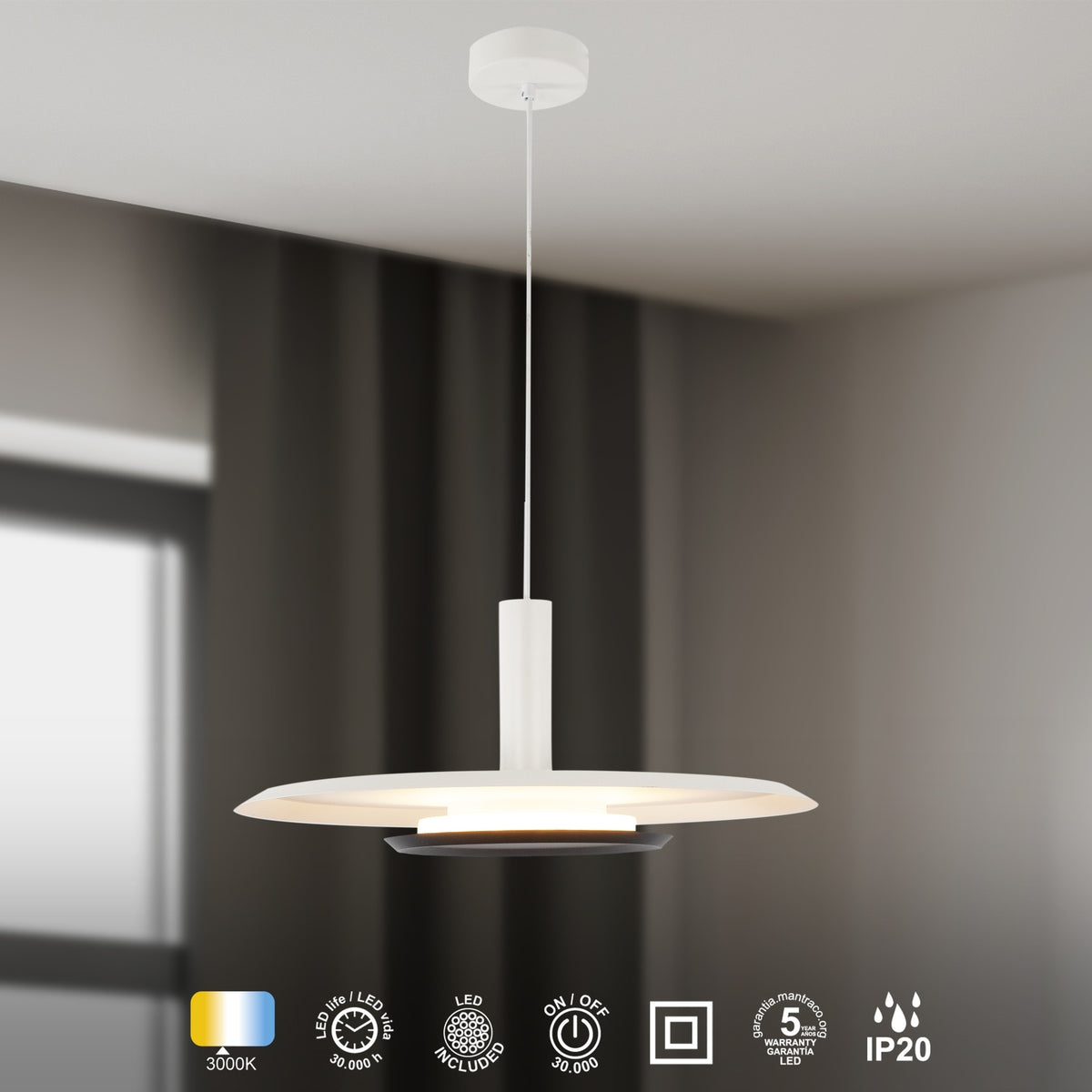 LAMPA WISZĄCA TINA OD MANTRA 9000