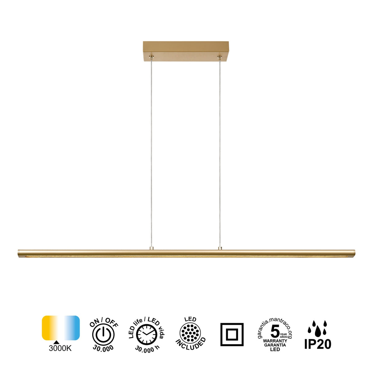 LAMPA WISZĄCA LINEAL OD MANTRA 8955