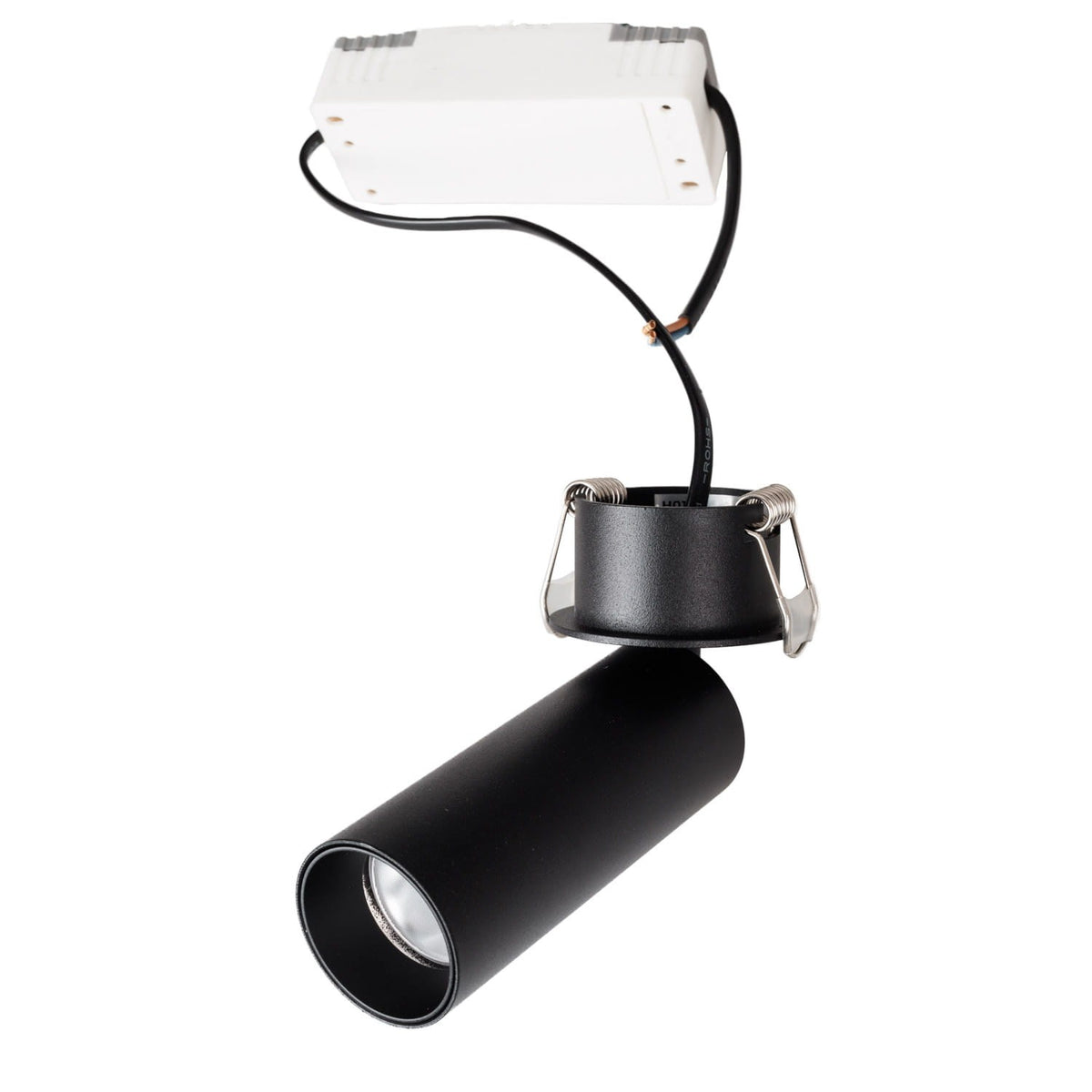 OŚWIETLENIE TECHNICZNE WPUSZCZANE HALO CZARNY OD MAXLIGHT H0125