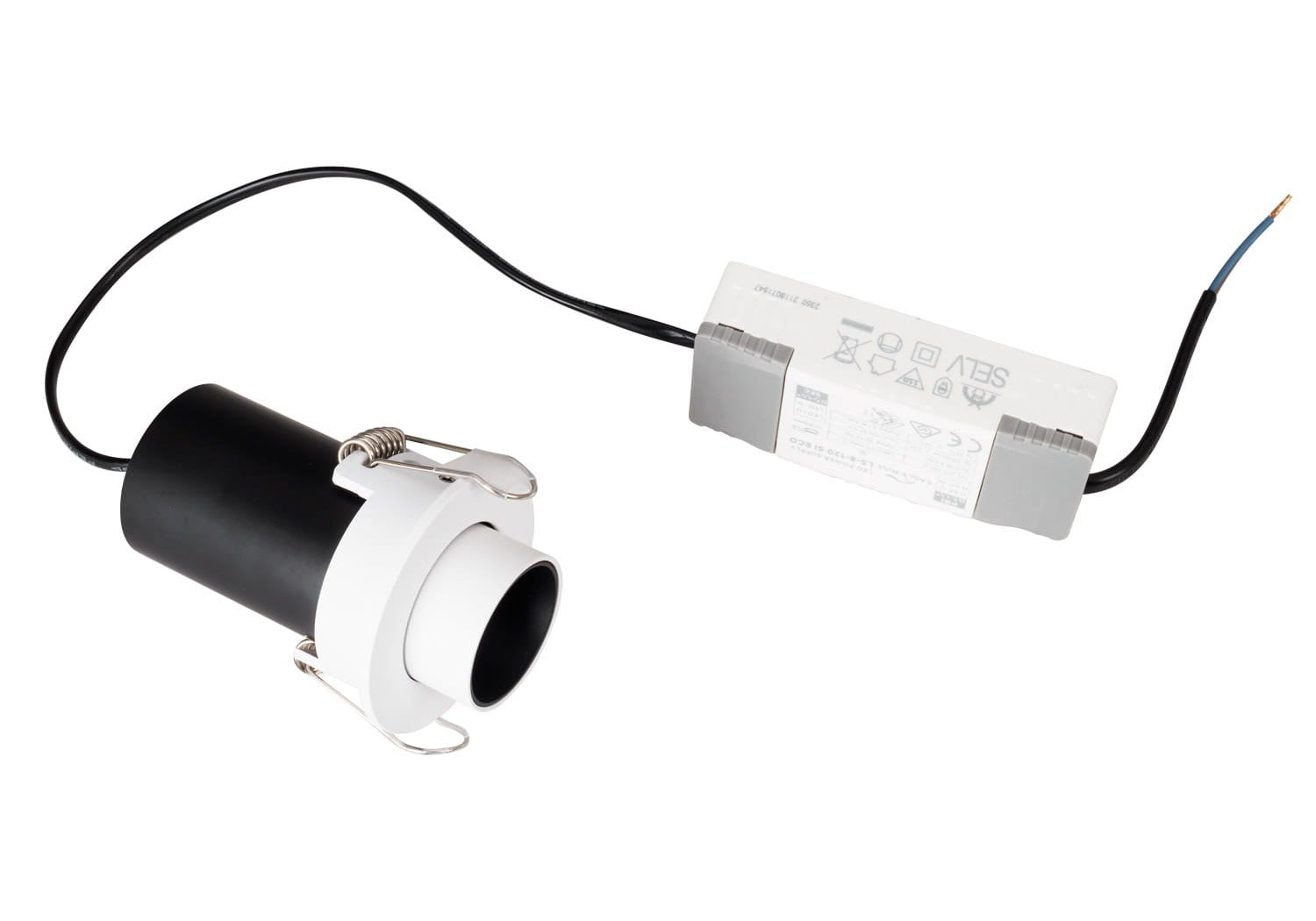OŚWIETLENIE TECHNICZNE WPUSZCZANE HALO BIAŁY OD MAXLIGHT H0128