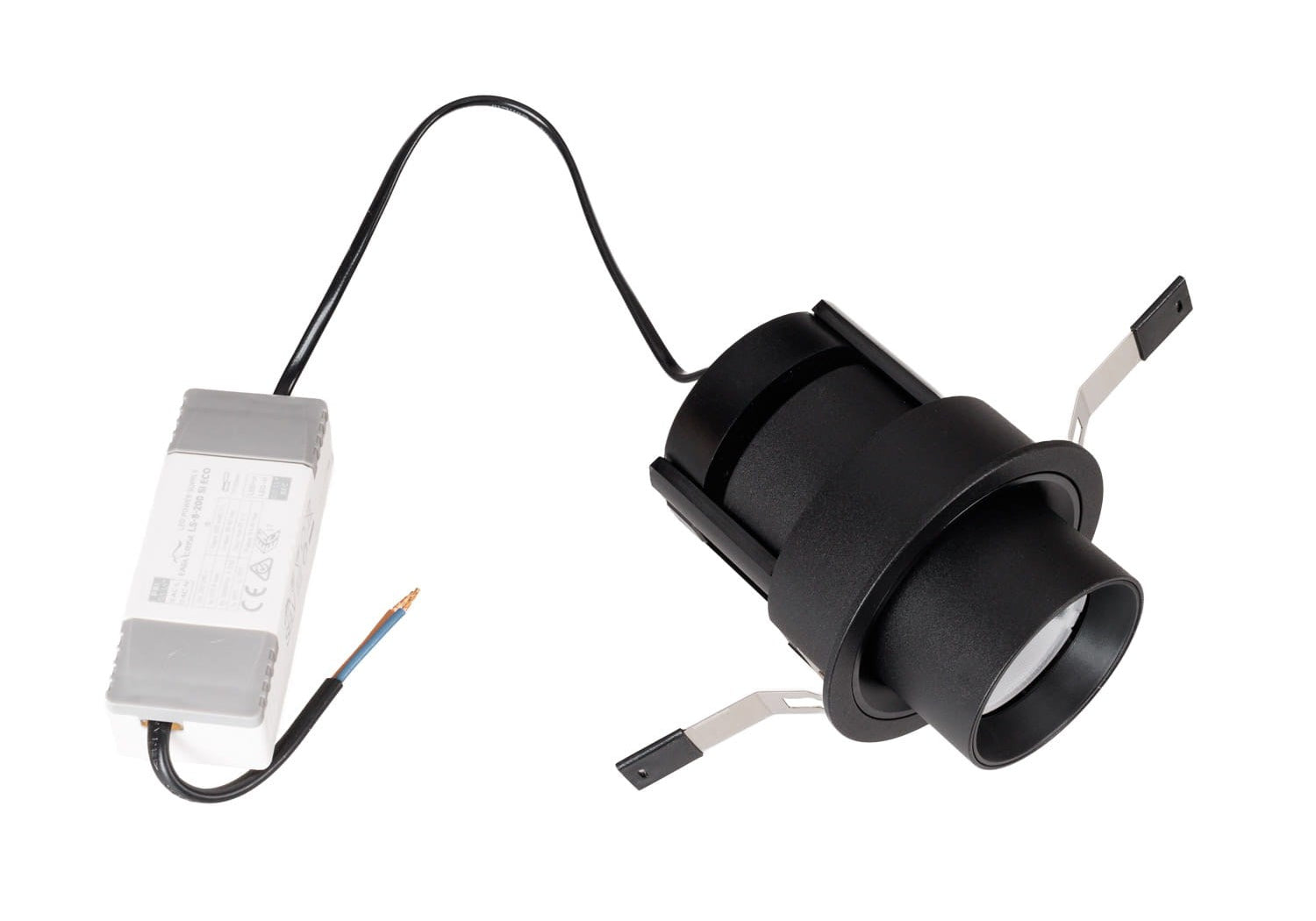 OŚWIETLENIE TECHNICZNE WPUSZCZANE HALO CZARNY OD MAXLIGHT H0131