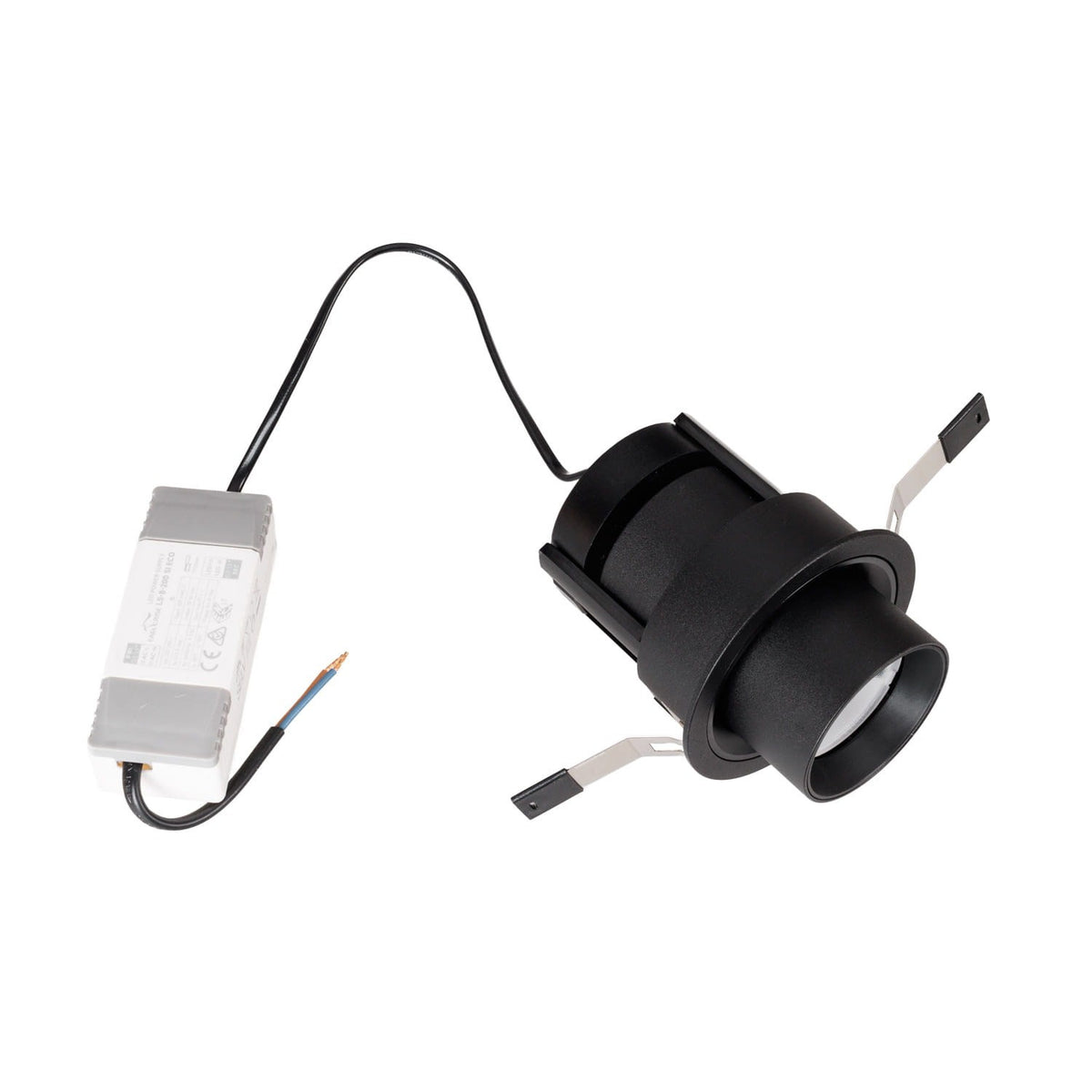OŚWIETLENIE TECHNICZNE WPUSZCZANE HALO CZARNY OD MAXLIGHT H0131