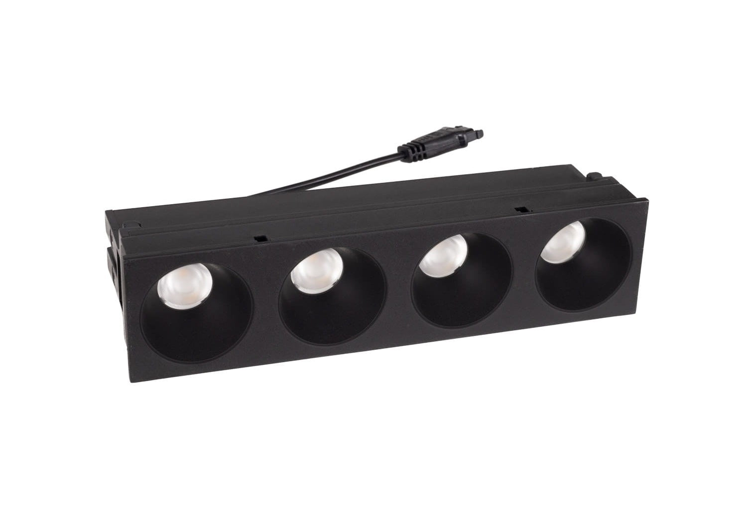 OŚWIETLENIE TECHNICZNE WPUSZCZANE MODULAR CZARNY OD MAXLIGHT HM180 4L