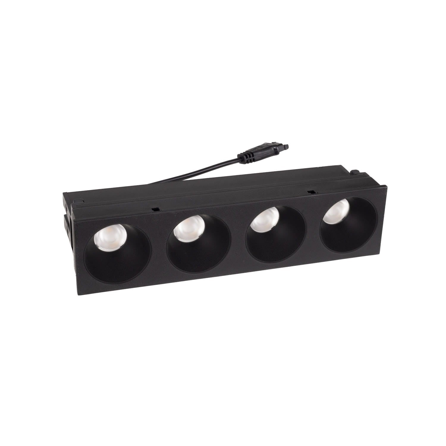 OŚWIETLENIE TECHNICZNE WPUSZCZANE MODULAR CZARNY OD MAXLIGHT HM180 4L