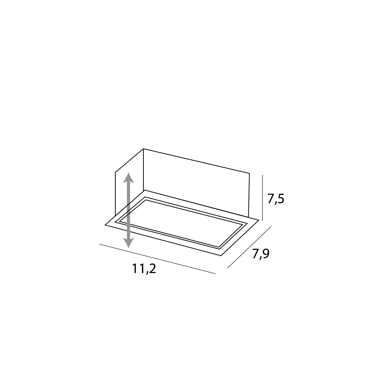 OŚWIETLENIE TECHNICZNE WPUSZCZANE MODULAR BIAŁY OD MAXLIGHT H180.02