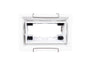 OŚWIETLENIE TECHNICZNE WPUSZCZANE MODULAR BIAŁY OD MAXLIGHT H180.02