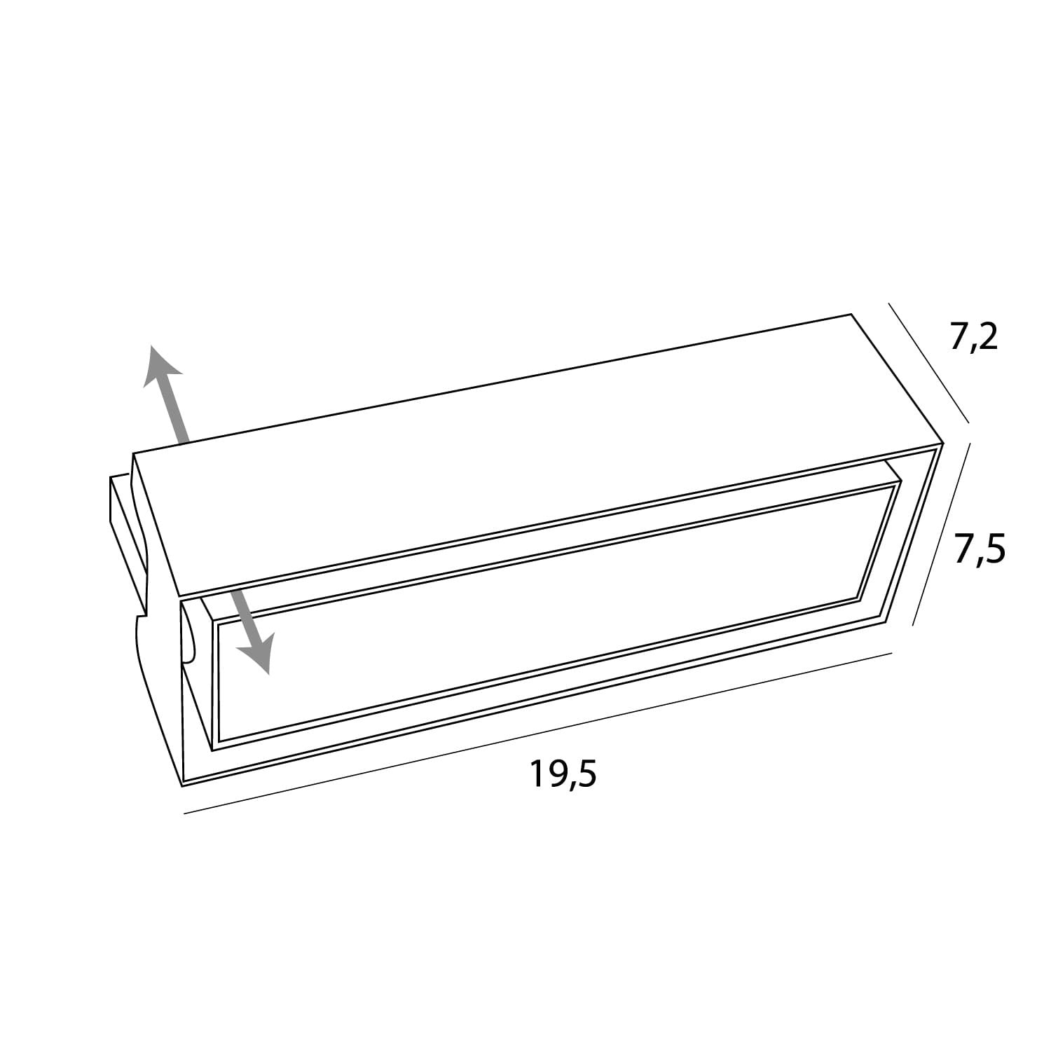 OŚWIETLENIE TECHNICZNE WPUSZCZANE MODULAR BIAŁY OD MAXLIGHT H180.04