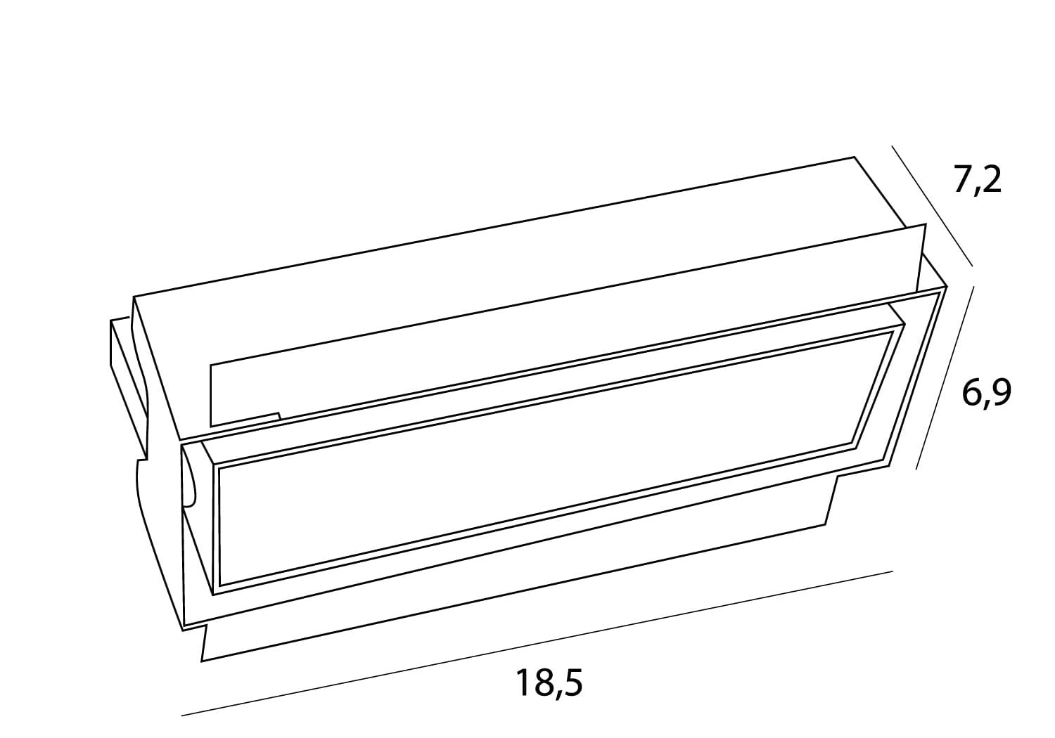 OŚWIETLENIE TECHNICZNE WPUSZCZANE MODULAR BIAŁY OD MAXLIGHT H180.08