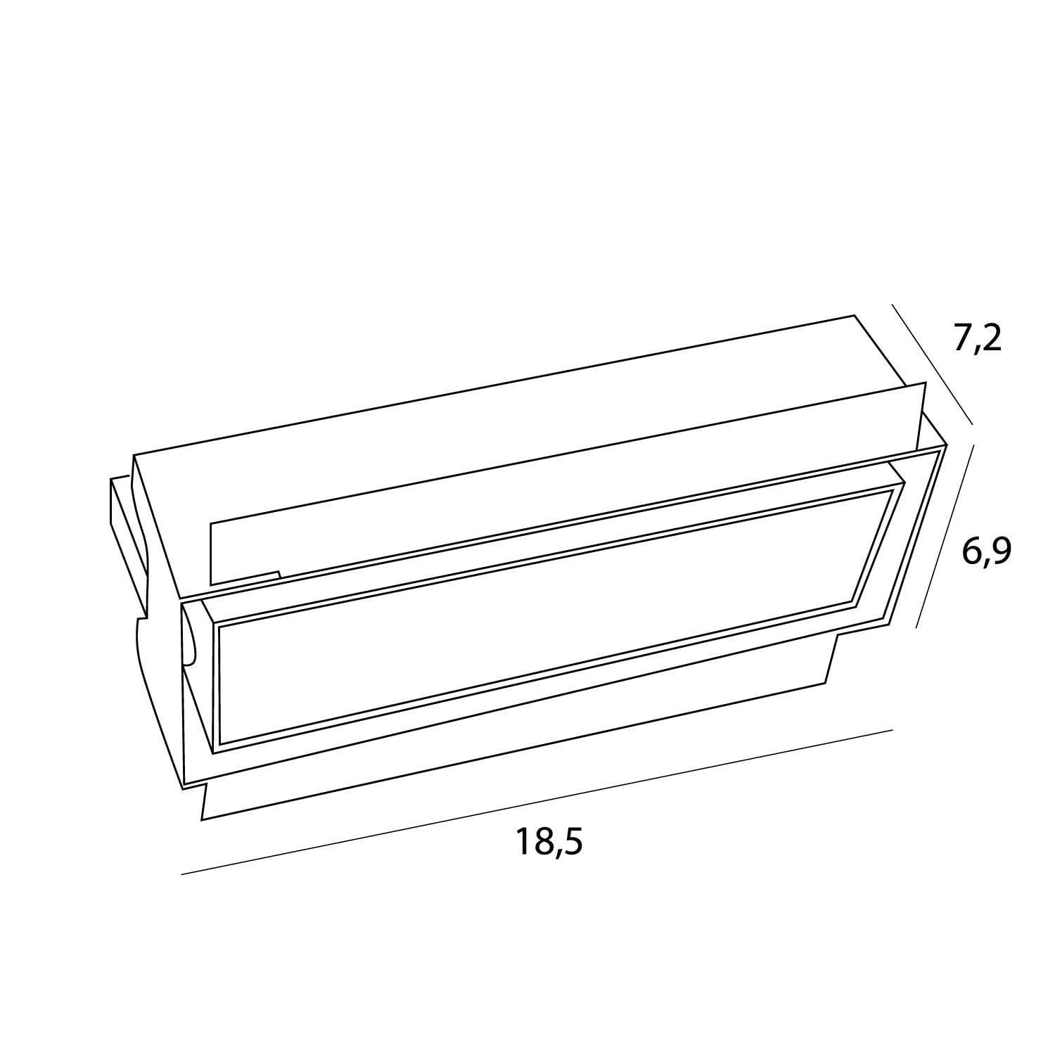 OŚWIETLENIE TECHNICZNE WPUSZCZANE MODULAR BIAŁY OD MAXLIGHT H180.08