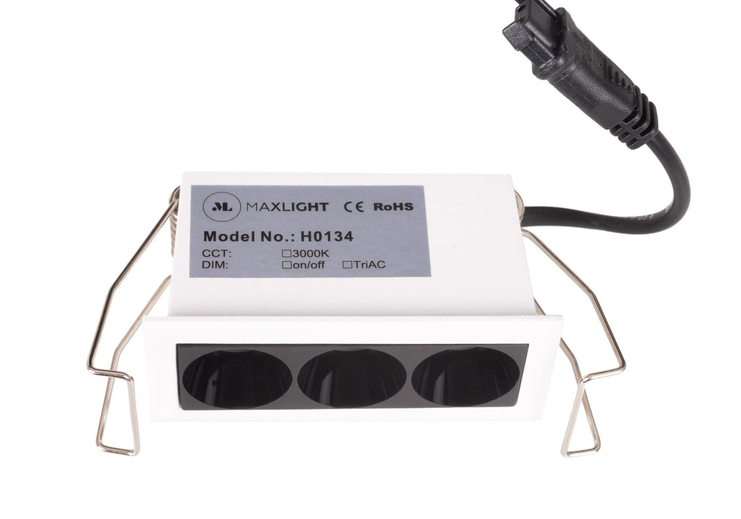 OŚWIETLENIE TECHNICZNE WPUSZCZANE X-LINE H BIAŁY OD MAXLIGHT H0134