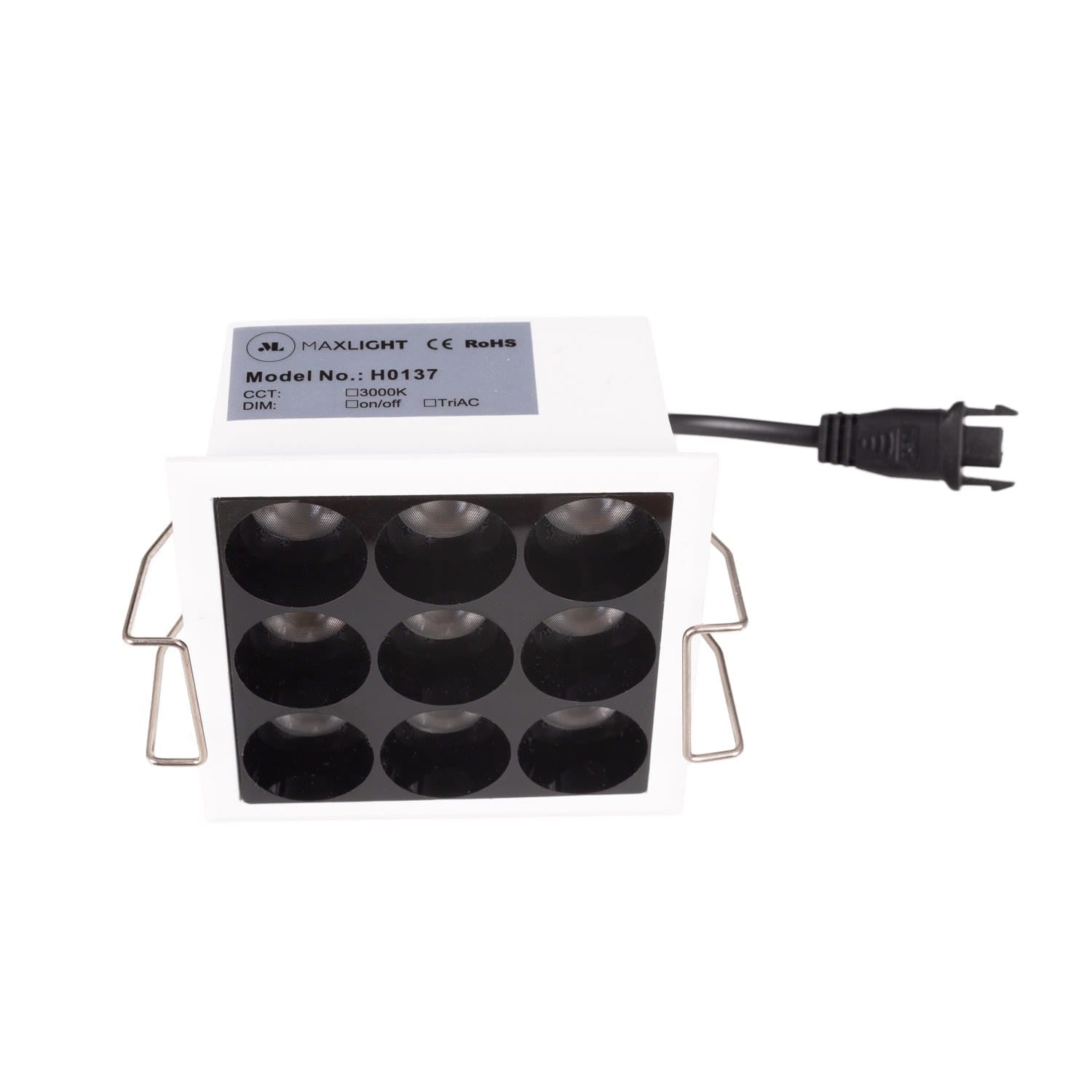 OŚWIETLENIE TECHNICZNE WPUSZCZANE X-LINE H BIAŁY OD MAXLIGHT H0137
