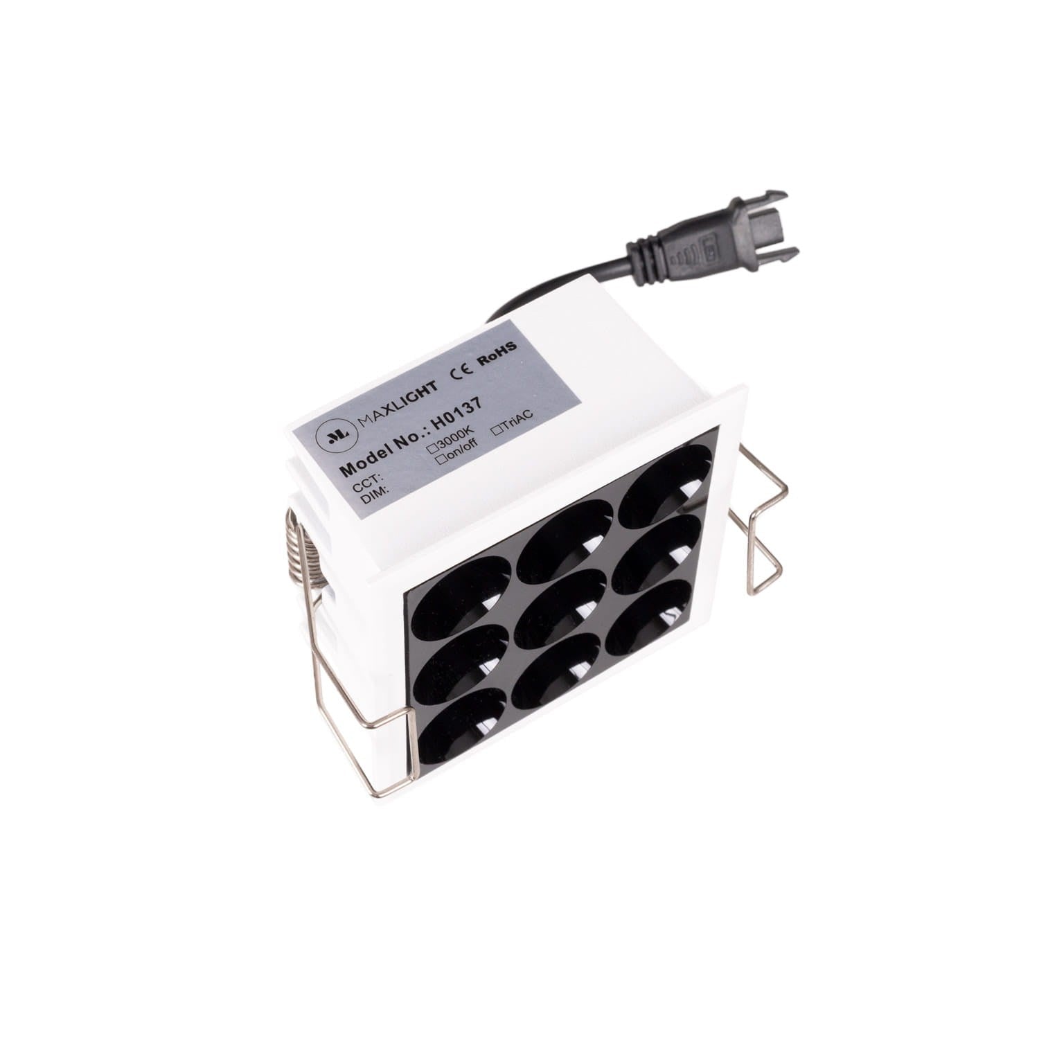 OŚWIETLENIE TECHNICZNE WPUSZCZANE X-LINE H BIAŁY OD MAXLIGHT H0137