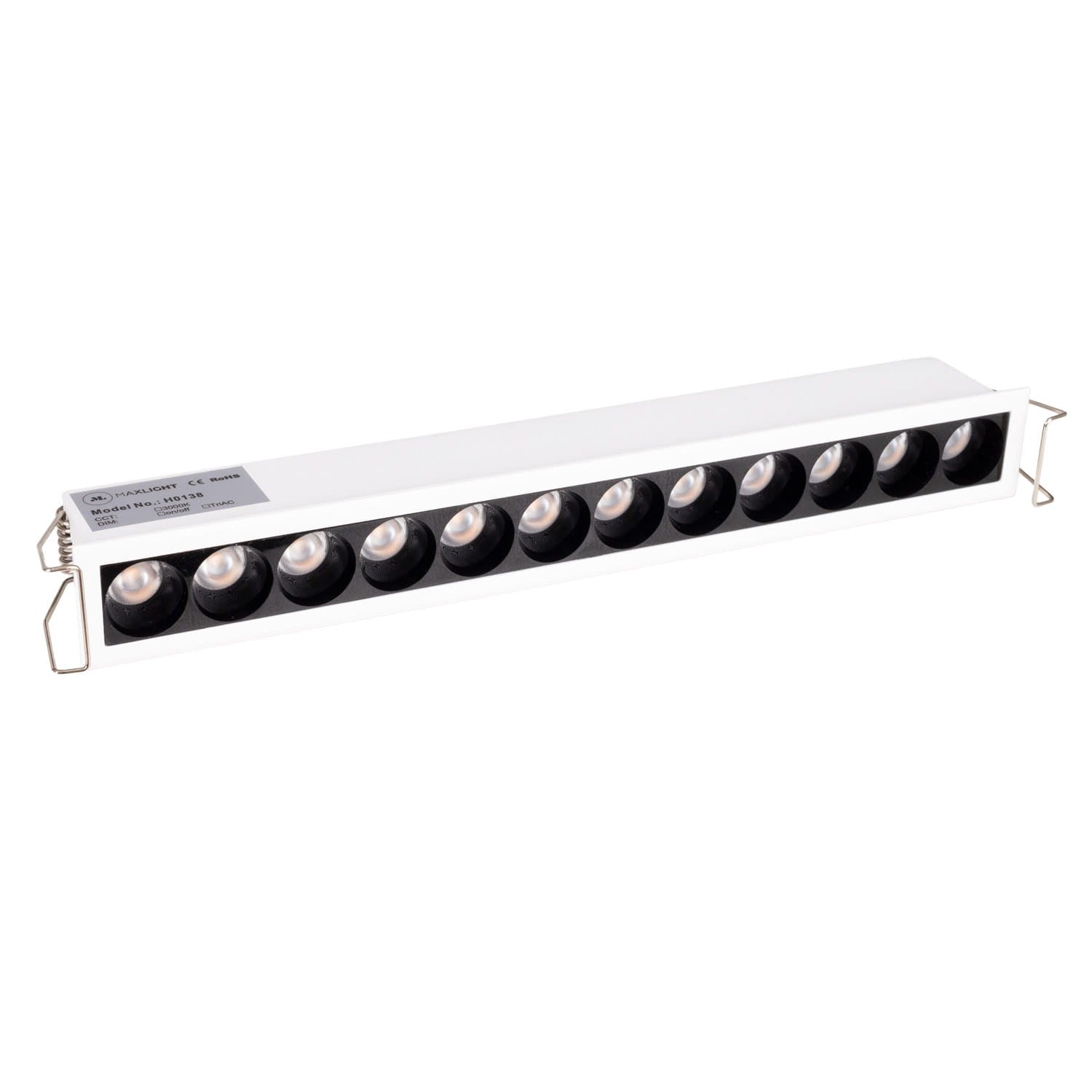 OŚWIETLENIE TECHNICZNE WPUSZCZANE X-LINE H BIAŁY OD MAXLIGHT H0138