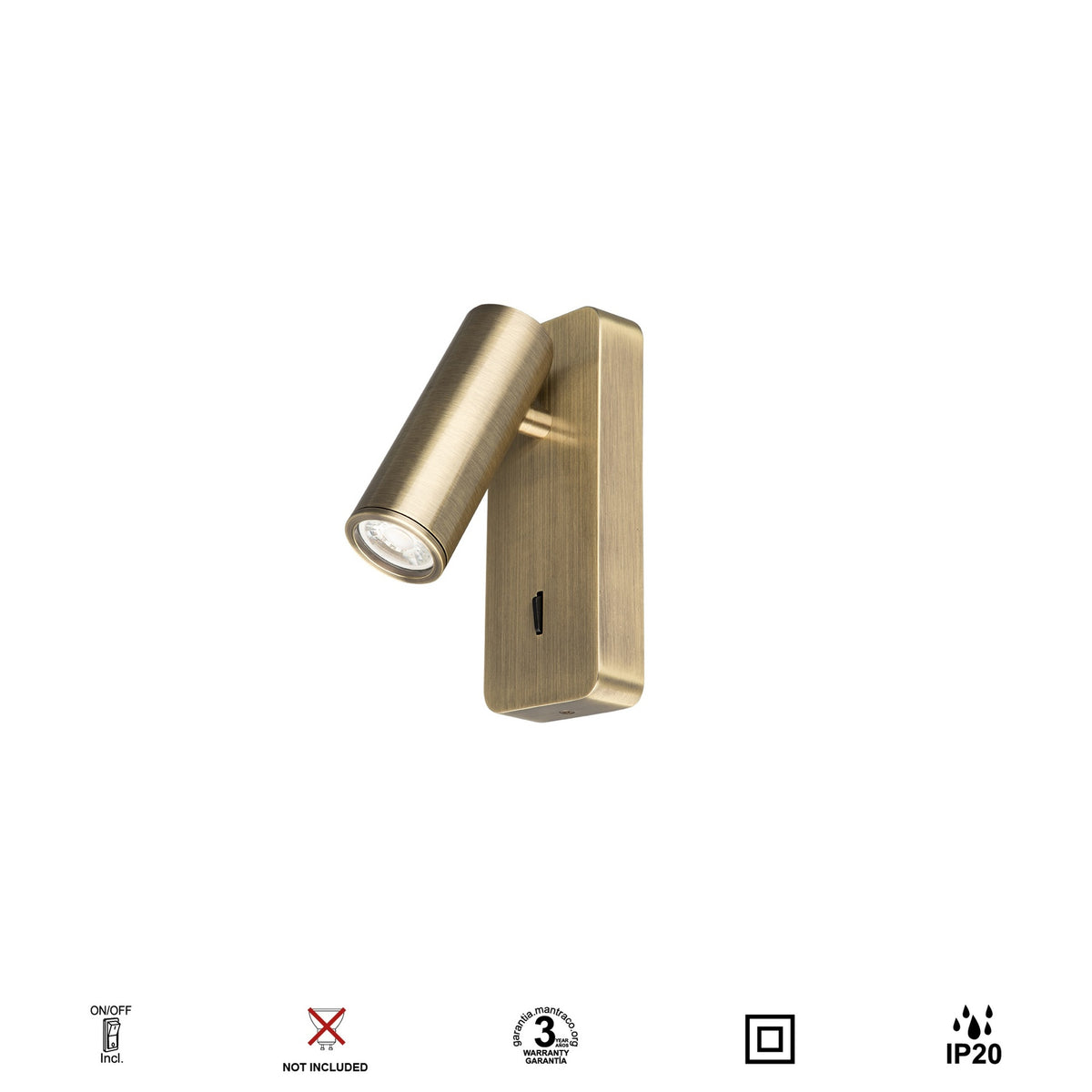 LAMPA ŚCIENNA NOTTE OD MANTRA 8876