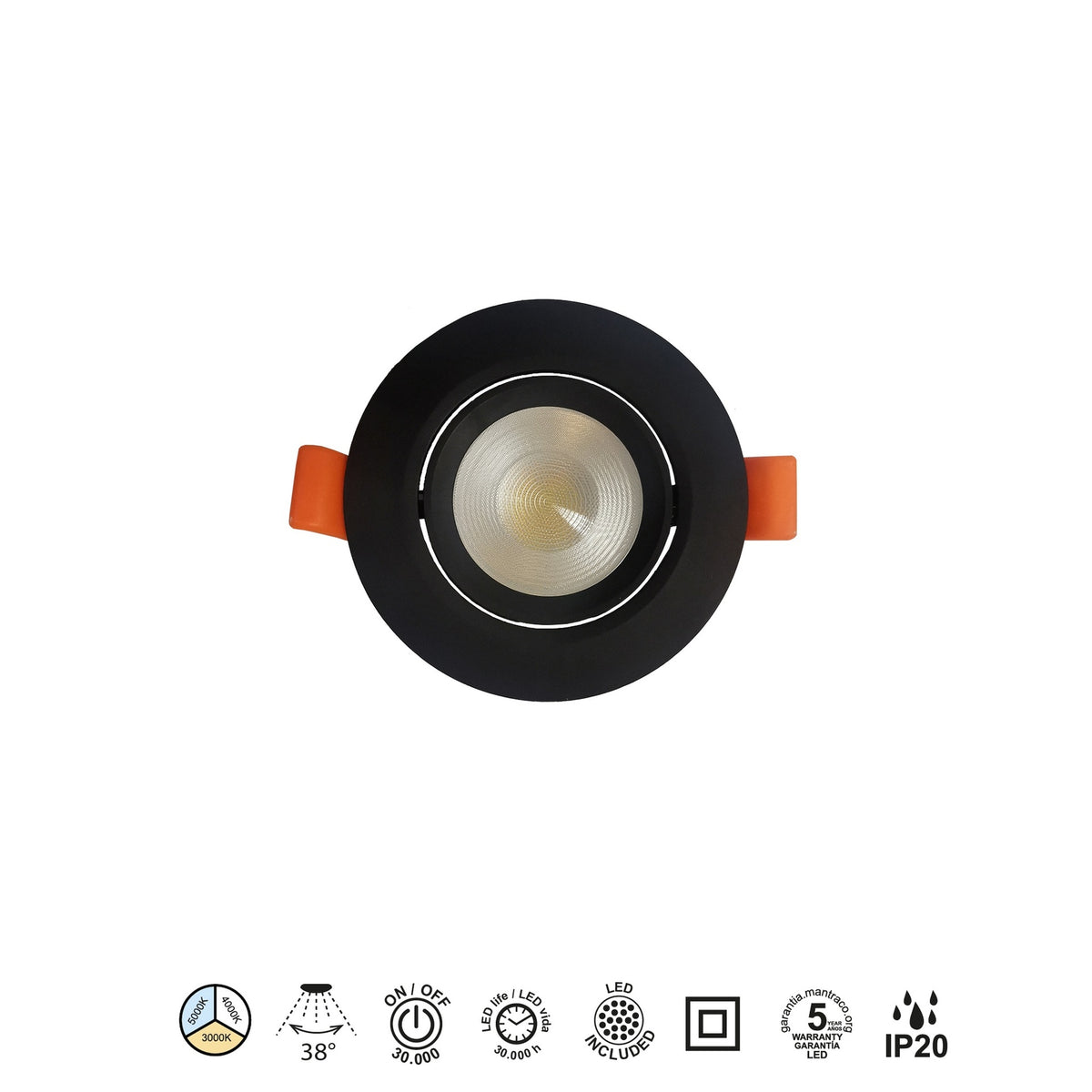 LAMPA WPUSZCZANA PANAMA OD MANTRA 8763