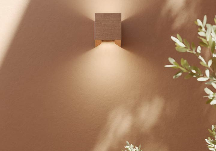 LAMPA KINKIET COBU SZARY OD KARMAN AP308AA EXT