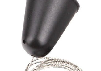 AKCESORIUM SYSTEMY SZYNOWE 3-FAZOWE 3F CZARNY OD MAXLIGHT MHT1-P15-BK
