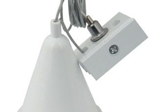 AKCESORIUM SYSTEMY SZYNOWE 3-FAZOWE 3F BIAŁY OD MAXLIGHT MHT1-KIT-WH