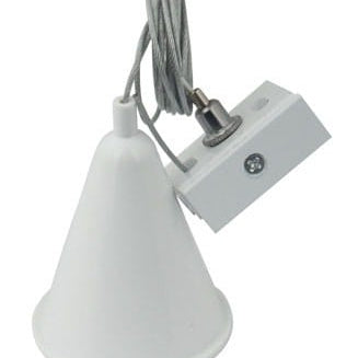 AKCESORIUM SYSTEMY SZYNOWE 3-FAZOWE 3F BIAŁY OD MAXLIGHT MHT1-KIT-WH
