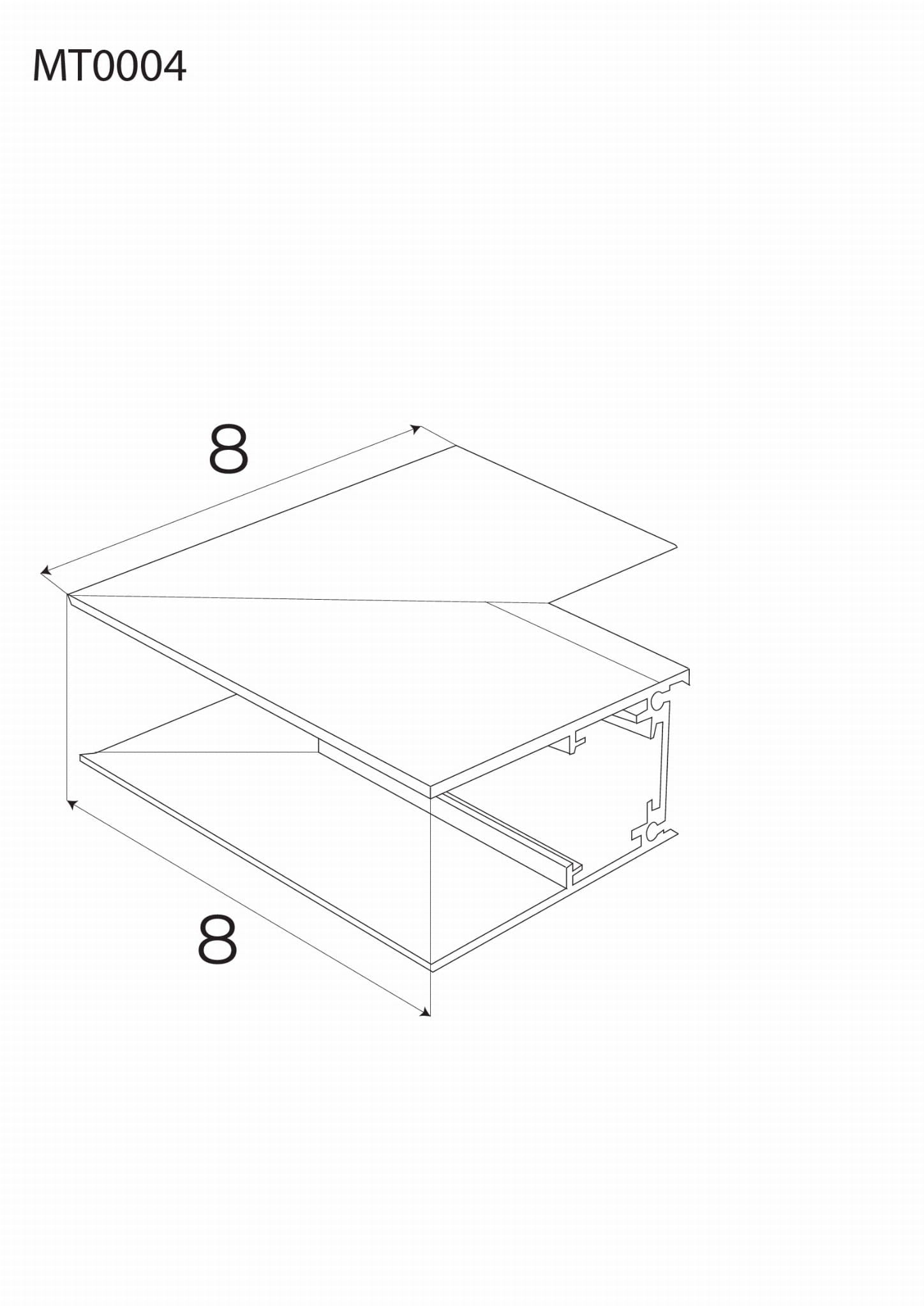 AKCESORIUM SYSTEMY SZYNOWE MAGNETYCZNE MAGNETIC MEC CZARNY OD MAXLIGHT MT0004