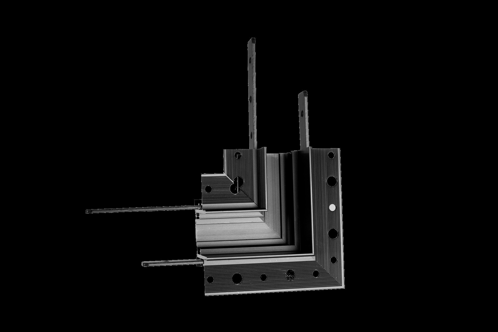 AKCESORIUM SYSTEMY SZYNOWE MAGNETYCZNE MAGNETIC MEC CZARNY OD MAXLIGHT MT0008