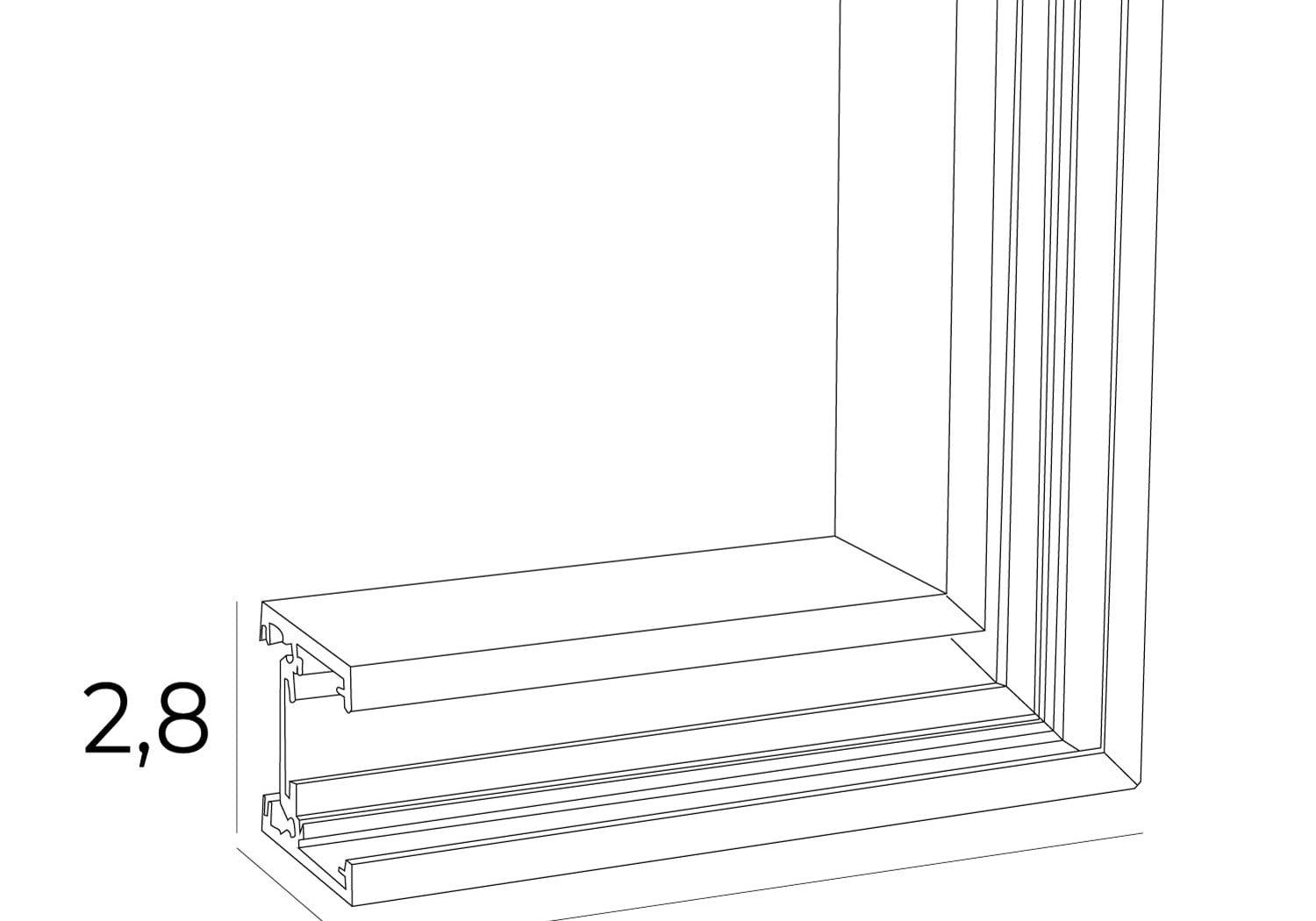 AKCESORIUM SYSTEMY SZYNOWE MAGNETYCZNE MAGNETIC MEC BIAŁY OD MAXLIGHT MT0031