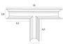 AKCESORIUM SYSTEMY SZYNOWE MAGNETYCZNE MAGNETIC MEC BIAŁY OD MAXLIGHT MT0032