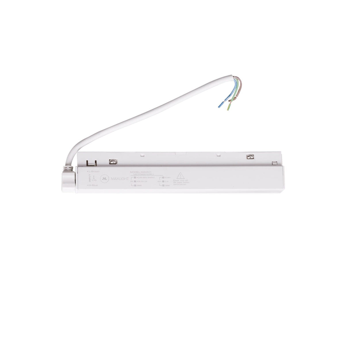 AKCESORIUM SYSTEMY SZYNOWE MAGNETYCZNE MAGNETIC ACC BIAŁY OD MAXLIGHT MA0021