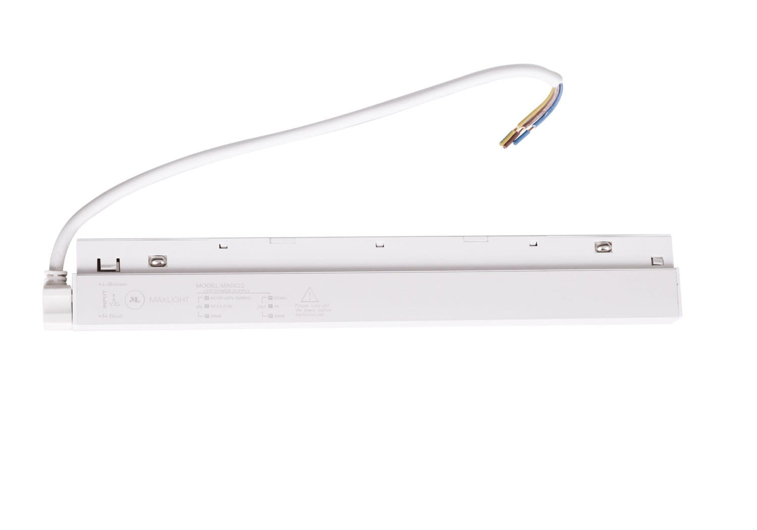 AKCESORIUM SYSTEMY SZYNOWE MAGNETYCZNE MAGNETIC ACC BIAŁY OD MAXLIGHT MA0022