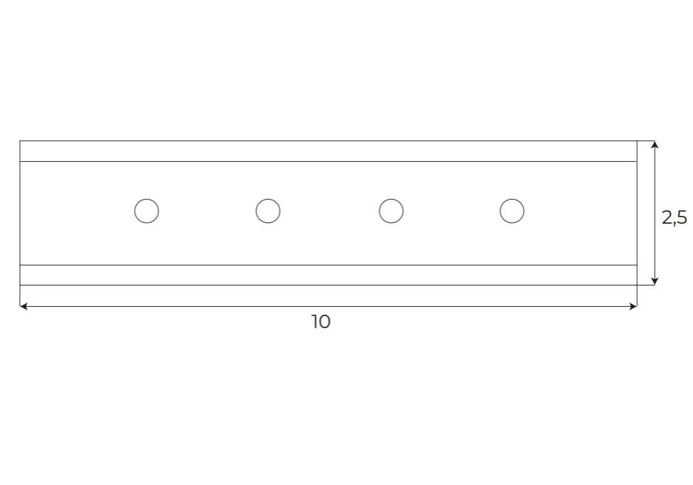 AKCESORIUM SYSTEMY SZYNOWE MAGNETYCZNE MAGNETIC ACC BIAŁY OD MAXLIGHT MA0025