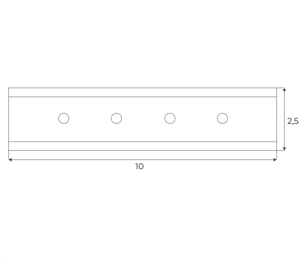 AKCESORIUM SYSTEMY SZYNOWE MAGNETYCZNE MAGNETIC ACC BIAŁY OD MAXLIGHT MA0025