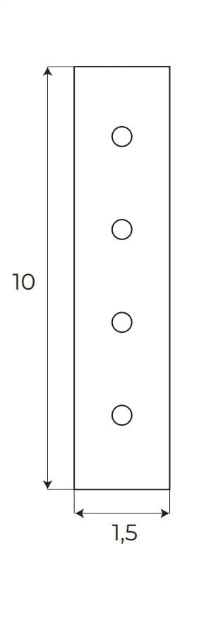 AKCESORIUM SYSTEMY SZYNOWE MAGNETYCZNE MAGNETIC ACC BIAŁY OD MAXLIGHT MA0029