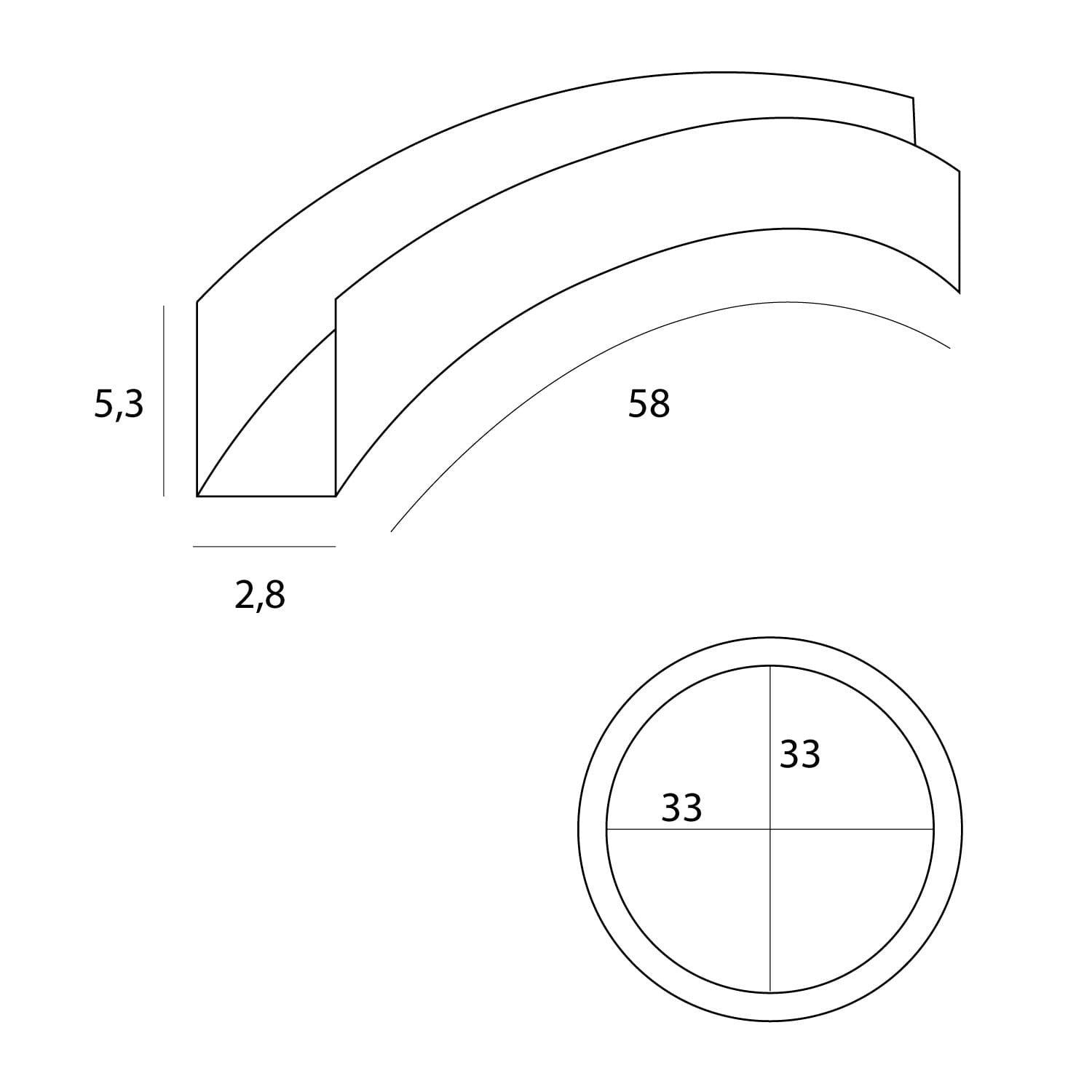 SZYNA SYSTEMY SZYNOWE MAGNETYCZNE MAGNETIC MEC CZARNY OD MAXLIGHT MT0036