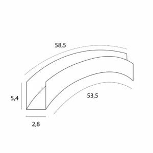 SZYNA SYSTEMY SZYNOWE MAGNETYCZNE MAGNETIC MEC BIAŁY OD MAXLIGHT MT0037