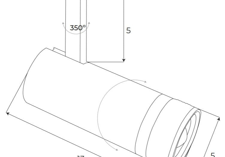 OPRAWA SYSTEMY SZYNOWE MAGNETYCZNE MAGNETIC DEC CZARNY OD MAXLIGHT M0041Z