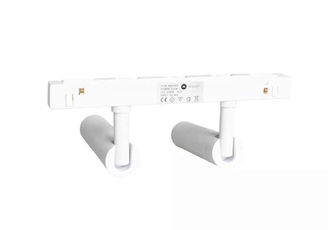 OPRAWA SYSTEMY SZYNOWE MAGNETYCZNE MAGNETIC REF BIAŁY OD MAXLIGHT M0048N