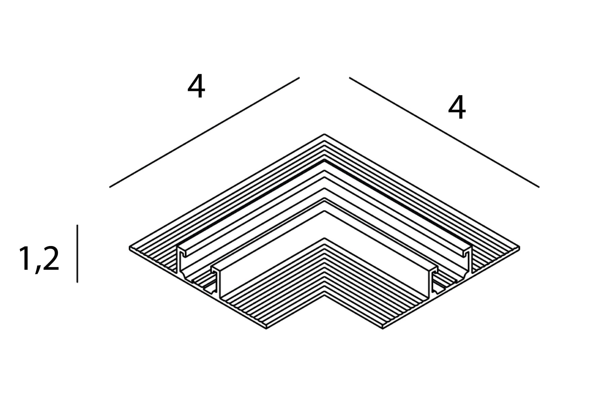AKCESORIUM SYSTEMY SZYNOWE MICRO11 MICRO11 MEC CZARNY OD MAXLIGHT NT0003