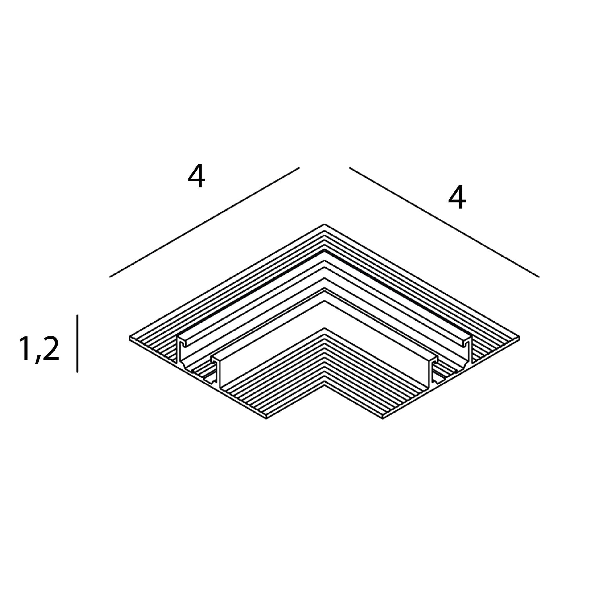 AKCESORIUM SYSTEMY SZYNOWE MICRO11 MICRO11 MEC CZARNY OD MAXLIGHT NT0003