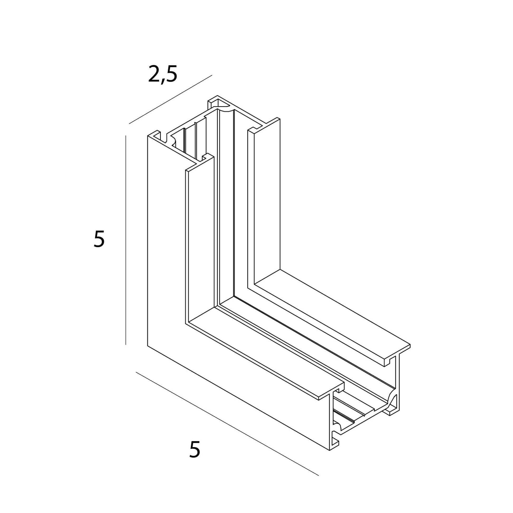 AKCESORIUM SYSTEMY SZYNOWE MICRO11 MICRO11 MEC CZARNY OD MAXLIGHT NT0014