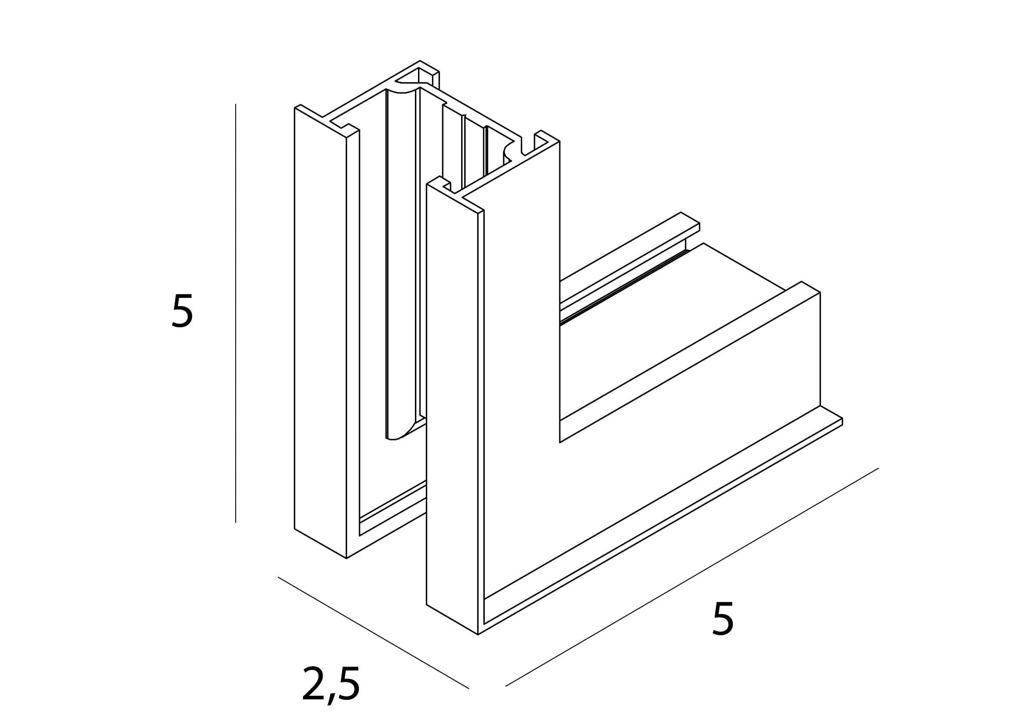 AKCESORIUM SYSTEMY SZYNOWE MICRO11 MICRO11 MEC CZARNY OD MAXLIGHT NT0015